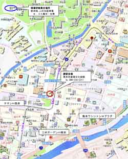 会場・宿舎・現場研修集合場所　案内図